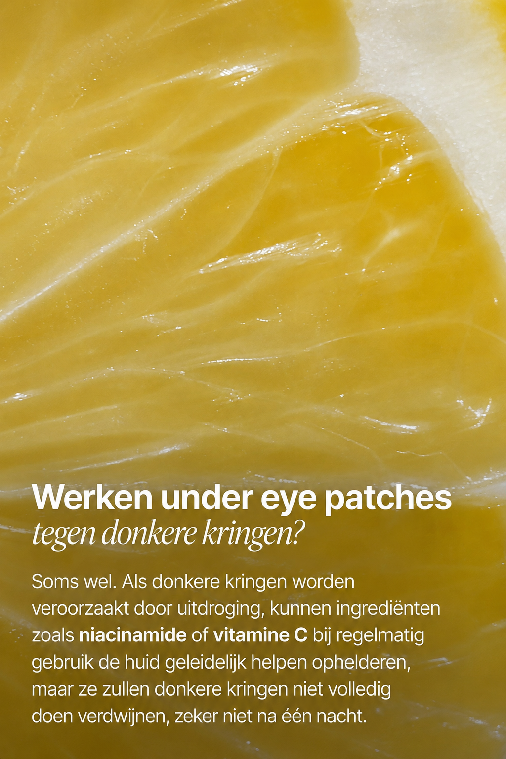 Hydrogel Eye Patches